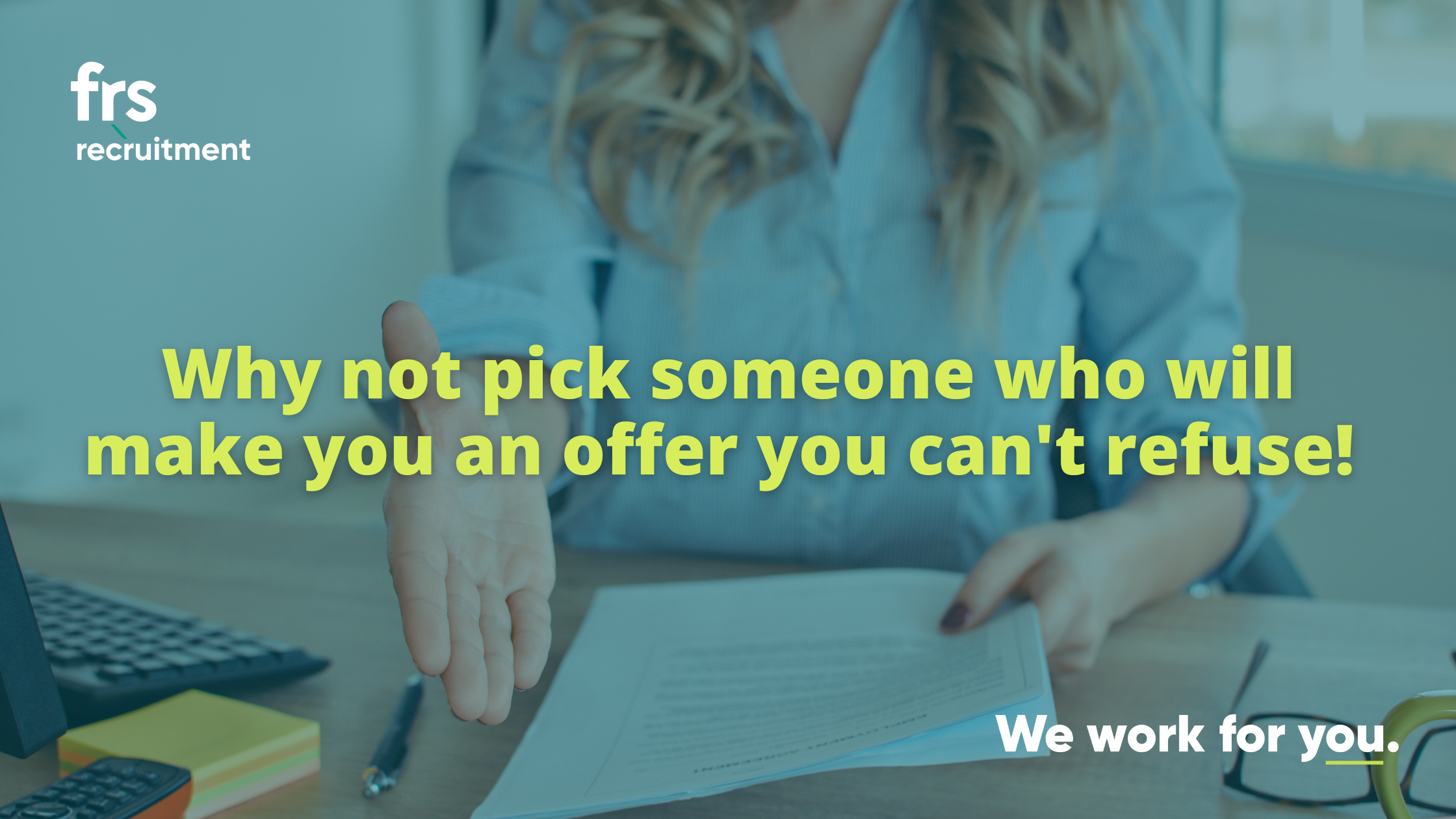Why should you choose a recruiter?